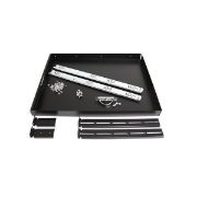 Image de StarTech.com Plateau Coulissant 1U pour Clavier pour Montage en Rack de Serveur - 25 kg - Tiroir Coulissant en Acier de 55,8 cm de Profondeur pour Rack d'Equipement AV, Résea ... (SLIDESHELFD)