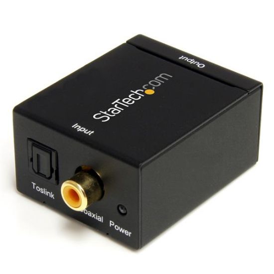 Image de StarTech.com Convertisseur audio coaxial numérique ou Toslink optique SPDIF vers RCA stéréo (SPDIF2AA)
