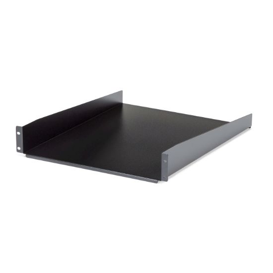 Image de StarTech.com Etagère fixe montée en rack 2U 22 pouces - 22 kg (CABSHELF22)