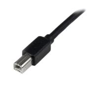 Image de StarTech.com Câble USB Actif A vers B 20 m - M/M - Noir (USB2HAB65AC)