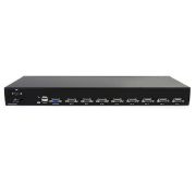 Image de StarTech.com Switch KVM USB VGA à 8 ports avec OSD - Commutateur écran clavier souris à montage en rack 1U (SV831DUSBU)