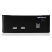 Image de StarTech.com Commutateur KVM USB et double DVI à 2 ports avec audio et hub USB 2.0 (SV231DD2DUA)