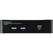 Image de StarTech.com Commutateur KVM HDMI USB 2 ports avec audio et concentrateur USB 2.0 (SV231HDMIUA)