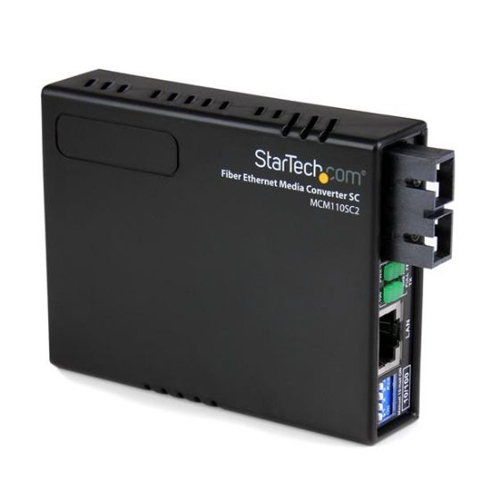 Image de StarTech.com Convertisseur Ethernet fibre optique multimode SC 10/100 - 2 km (MCM110SC2EU)