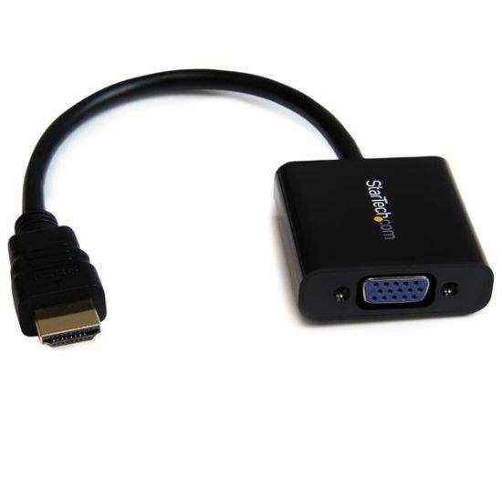 Image de StarTech.com Adaptateur HDMI vers VGA pour ordinateur de bureau / ordinateur portable / Ultrabook - 1920x1080 (HD2VGAE2)