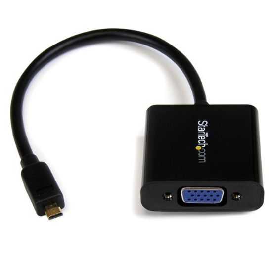 Image de StarTech.com Adaptateur convertisseur Micro HDMI vers VGA pour smartphone/ultrabook/tablette - 1920 x 1080 (MCHD2VGAE2)