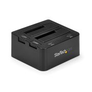 Image de StarTech.com Station d'accueil USB 3.0 pour 2 disques durs SATA III de 2,5 ou 3,5 - Dock HDD / SSD avec UASP (SDOCK2U33)
