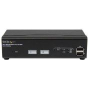 Image de StarTech.com Switch KVM USB DVI 2 Ports avec Technologie Commutation Rapide et DDM - Câbles Inclus (SV231DVIUDDM)