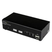 Image de StarTech.com Switch KVM USB DVI 2 Ports avec Technologie Commutation Rapide et DDM - Câbles Inclus (SV231DVIUDDM)