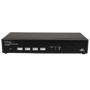 Image de StarTech.com Switch KVM USB DVI 4 Ports avec Technologie Commutation Rapide et DDM - Câbles Inclus (SV431USBDDM)