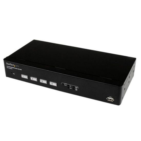 Image de StarTech.com Switch KVM USB DVI 4 Ports avec Technologie Commutation Rapide et DDM - Câbles Inclus (SV431USBDDM)