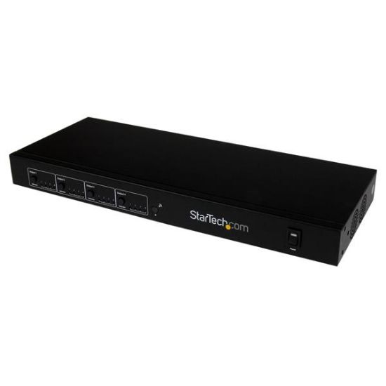 Image de StarTech.com Commutateur Matrice HDMI 4x4 / Extendeur HDMI sur Cat5 / Cat6 jusqu'à 70 m - 1080p (ST424HDBT)