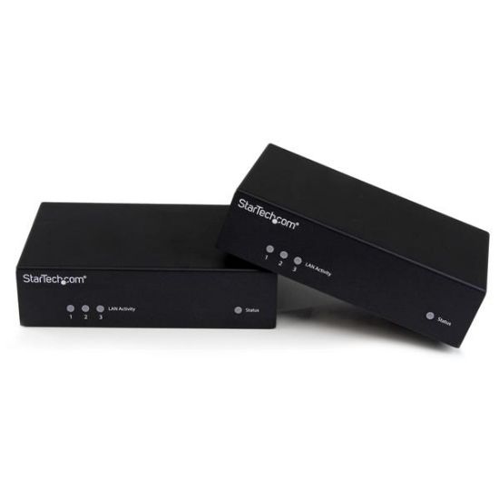 Image de StarTech.com Extender HDBaseT HDMI sur Cat5e / Cat6 - Power over Cable - RS232 - IR - Ethernet 10/100 - Ultra HD 4K - 100 m (ST121HDBT5)