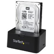 Image de StarTech.com Station d'accueil USB 3.0 / eSATA externe pour disque dur SATA III 6 Gb/s de 2,5"/3,5" avec UASP et ventilateur (SDOCKU33EF)