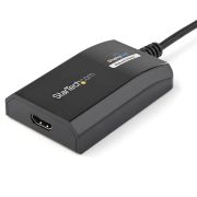 Image de StarTech.com Carte Graphique Externe USB 3.0 vers HDMI - Adaptateur Graphique Vidéo Double Écran/Multi-Écrans Externe USB 3.0 vers HDMI pour Mac et PC – Certifié DisplayLink – ... (USB32HDPRO)