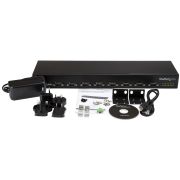 Image de StarTech.com Hub série RS232 à 8 ports - Adaptateur USB vers 8x DB9 RS232 à montage en rack (ICUSB23208FD)