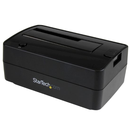 Image de StarTech.com Station d'Accueil pour Disque Dur à 1 Baie USB 3.1 / eSATA vers SATA, Dock pour Disque Dur USB 3.1 (10 Gbps), Station d'Accueil pour Disque Dur Externe 2.5/3.5" S ... (SDOCKU313E)