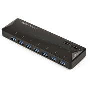 Image de StarTech.com Hub USB 3.0 à 7 ports plus ports dédiés à la charge - 5Gbps - 2x 2,4 A (ST93007U2C)