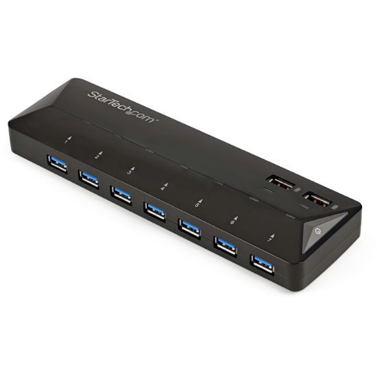 Image de StarTech.com Hub USB 3.0 à 7 ports plus ports dédiés à la charge - 5Gbps - 2x 2,4 A (ST93007U2C)