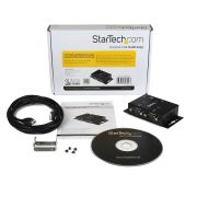Image de StarTech.com Hub adaptateur industriel USB vers série 2 ports à fixation murale avec clips de rail DIN (ICUSB2322I)