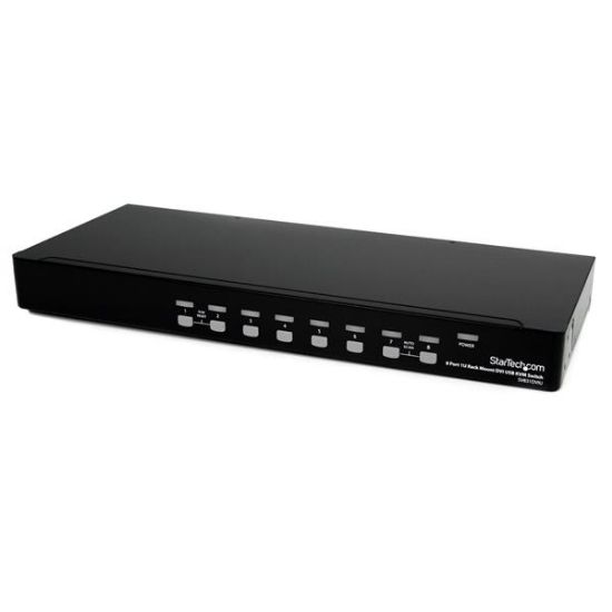 Image de StarTech.com Commutateur KVM USB DVI 8 ports à montage en rack 1U (SV831DVIU)