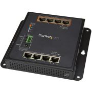 Image de StarTech.com Switch Gigabit Ethernet géré à 8 ports (4 PoE+) - Fixation murale et accès en façade (IES81GPOEW)