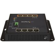 Image de StarTech.com Switch Gigabit Ethernet géré à 8 ports (4 PoE+) - Fixation murale et accès en façade (IES81GPOEW)
