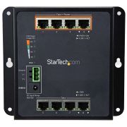 Image de StarTech.com Switch Gigabit Ethernet géré à 8 ports (4 PoE+) - Fixation murale et accès en façade (IES81GPOEW)