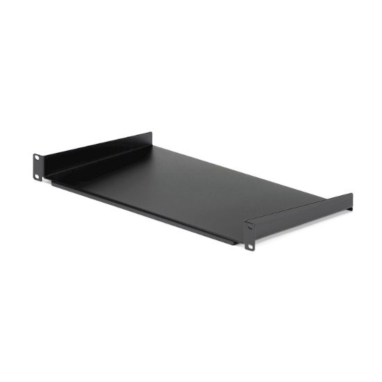 Image de StarTech.com Étagère fixe 1U pour Montage en Rack de Serveur - Plateau Universel en Acier de 25,4cm de Profondeur pour Rack d'Équipement Audiovisuel/Réseau 19" - Capacité de ... (CABSHELF1U10)