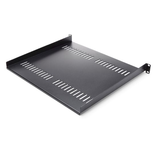 Image de StarTech.com Étagère pour Rack de Serveur 1U - Plateau Cantilever Universel Ventilé pour Rack et Armoire d'Équipement Réseau 19" - Acier Haute Résistance - Capacité de Poids ... (CABSHELF116V)