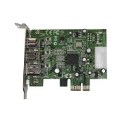 Image de StarTech.com Carte adaptateur PCI Express vers 3 ports FireWire - Faible encombrement - 800 et 400 (PEX1394B3LP)