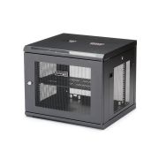 Image de StarTech.com Armoire Réseau Murale 9U à 4 Montants avec Étagère 1U, Armoire Serveur Murale 19" pour Données / AV / Électronique / Équipement IT, Petite Armoire Rack Ventilée (RK920WALM)