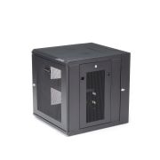 Image de StarTech.com Armoire Réseau Murale à 4 Montants 12U avec Étagère 1U, Armoire Serveur Murale 19" à Charnières pour Équipement IT/AV/Électronique/Ordinateur, Armoire Rack Venti ... (RK1224WALHM)