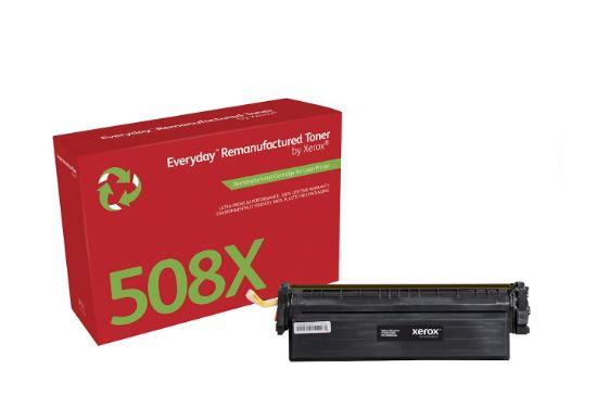 Image de Toner remanufacturé Noir Everyday™ de Xerox compatible avec HP 508X (CF360X), Grande capacité (006R03466)