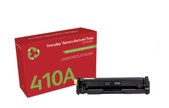 Image de Toner remanufacturé Noir Everyday™ de Xerox compatible avec HP 410A (CF410A), Capacité standard (006R03515)