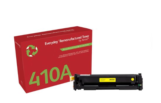 Image de Toner remanufacturé Jaune Everyday™ de Xerox compatible avec HP 410A (CF412A), Capacité standard (006R03517)