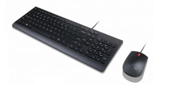 Image de Lenovo Essential clavier Souris incluse Universel USB Italien Noir (4X30L79903)
