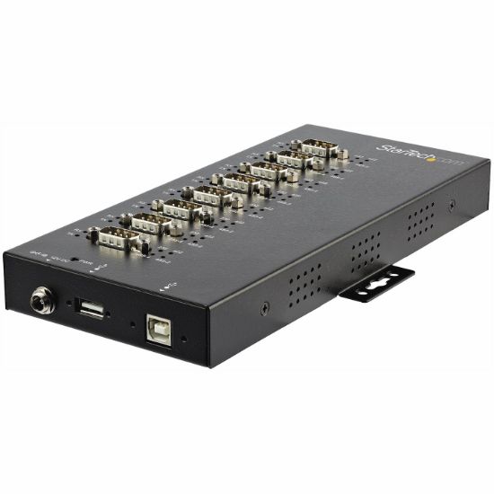 Image de StarTech.com Hub Série 8 Ports USB vers RS232/RS485/RS422 - Convertisseur Industriel USB 2.0 vers DB9 - IP30 - Hub Série Métallique Montable sur Rail DIN - Protection ESD 15 ... (ICUSB234858I)
