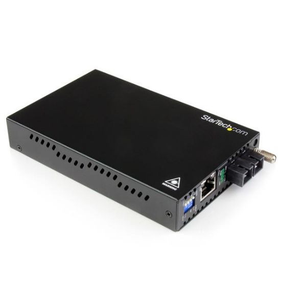 Image de StarTech.com Convertisseur Ethernet Gigabit sur Fibre Optique MonoMode SC - 1000 Mb/s - 40km (ET91000SM402)