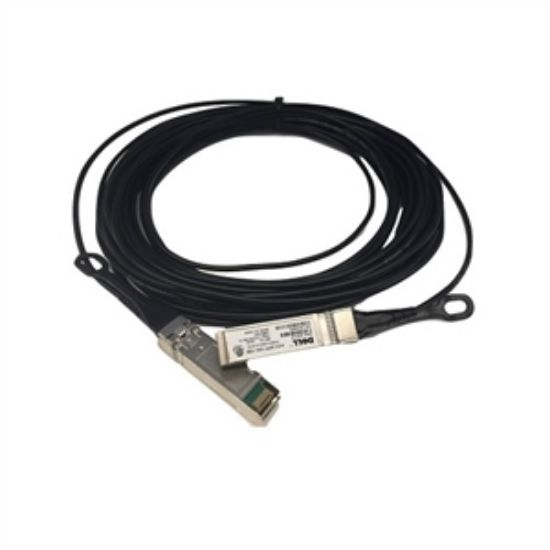Image de DELL câble InfiniBand et à fibres optiques 10 m SFP+ Noir (470-ABLU)