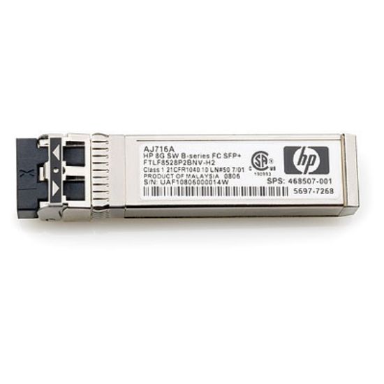 Image de HP 8Gb Shortwave B-series Fibre Channel 1 Pack SFP+ Transceiver convertisseur de support réseau (AJ716B)