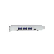 Image de StarTech.com Carte contrôleur PCIe à 4 ports USB 3.1 (10 Gb/s) avec 2 voies dédiés - 3x USB-A et 1x USB-C (PEXUS313AC2V)