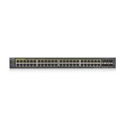 Image de Zyxel GS1920-48HPV2 Géré Gigabit Ethernet (10/100/1000) Connexion Ethernet, supportant l'alimentation via ce port (PoE) Noir (GS192048HPV2-EU0101F)