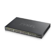 Image de Zyxel GS1920-48HPV2 Géré Gigabit Ethernet (10/100/1000) Connexion Ethernet, supportant l'alimentation via ce port (PoE) Noir (GS192048HPV2-EU0101F)