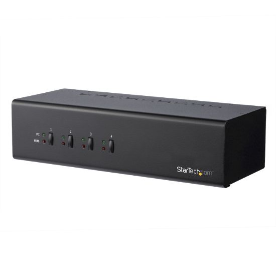 Image de StarTech.com KVM switch écran clavier souris USB à 4 ports Dual-Link DVI avec hub USB 3.0 (SV431DL2DU3A)
