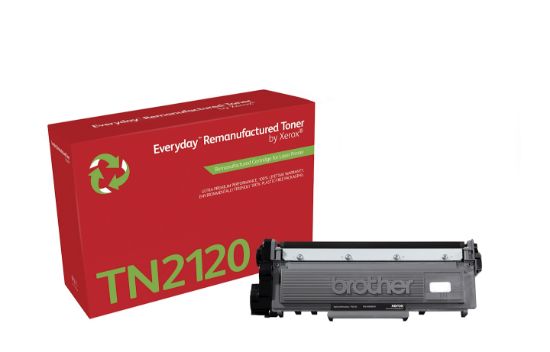 Image de Toner remanufacturé Mono Everyday™ de Xerox compatible avec Brother TN2120, Grande capacité (003R99781)
