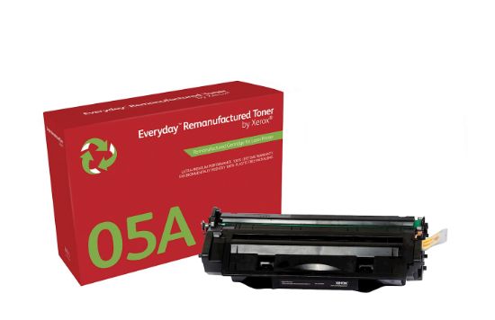 Image de Toner remanufacturé Mono Everyday™ de Xerox compatible avec HP 05A (CE505A), Capacité standard (003R99807)