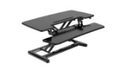 Image de BakkerElkhuizen Adjustable Sit-Stand Desk Riser 2 Bureau Noir (BNEASSDR2B)