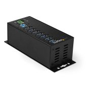 Image de StarTech.com Hub USB 3.0 industriel à 7 ports - Protection contre DES et les surtensions jusqu'à 350 W (HB30A7AME)