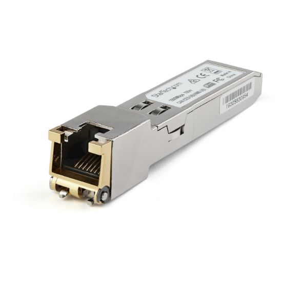 Image de StarTech.com Module de transceiver SFP compatible Cisco GLC-TE - 10/100/1000BASE-TX (GLCTEST)